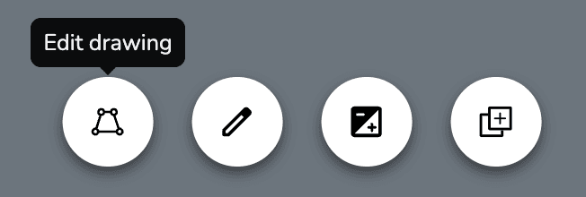 Edit shape mode