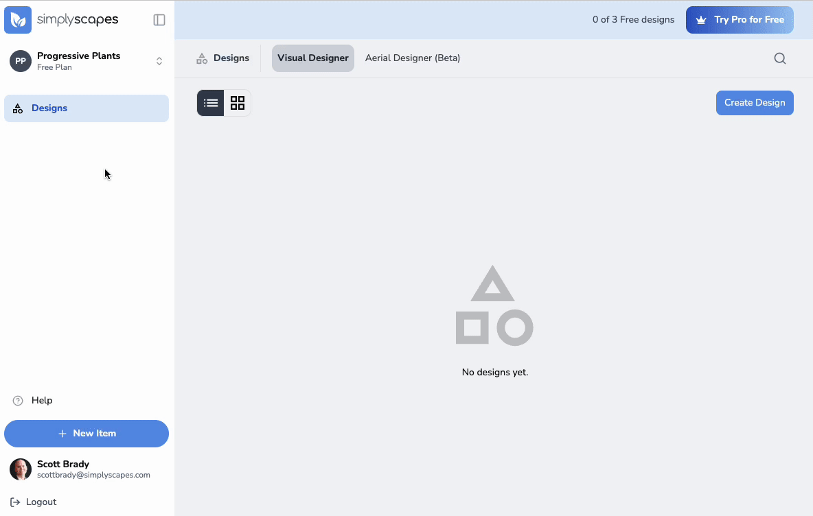 Updating workspace settings